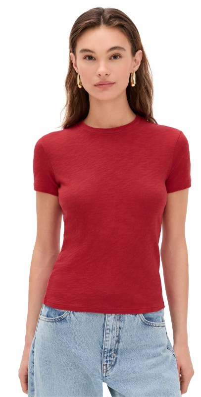 Theory Tiny Tee Cherry