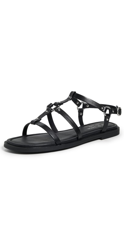 rag & bone Geo Harness Sandals Black