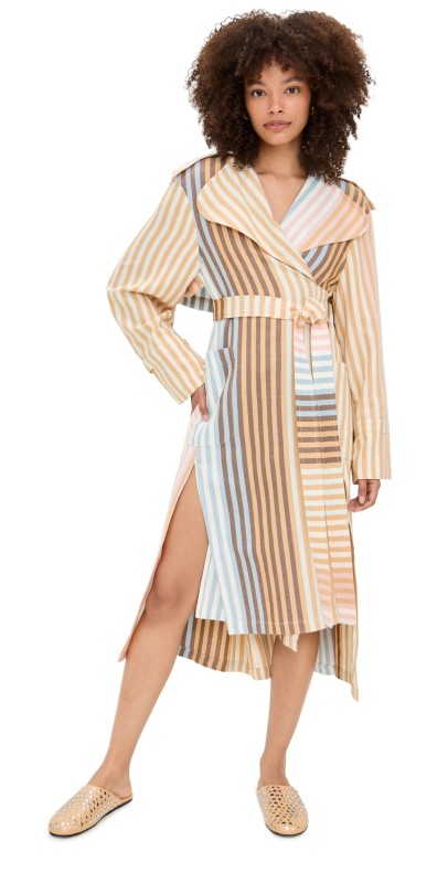 MARRAKSHI LIFE The Trench Shirt Dress Stripe 14