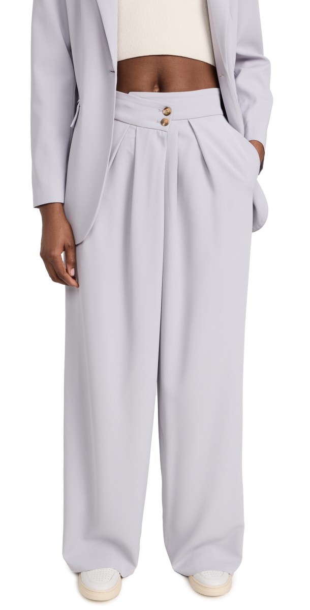 ASTR the Label Boyfriend Pants Haze Blue
