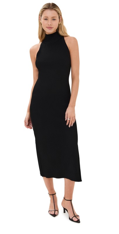 Veronica Beard Briggita Knit Dress Black