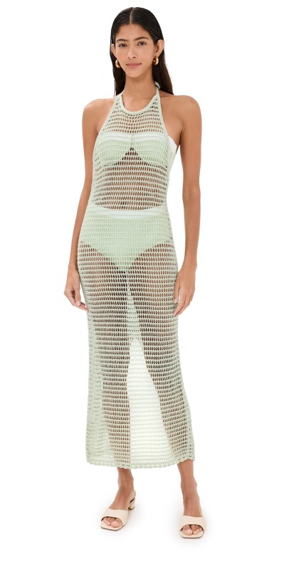 STAUD Jane Dress Pale Jade