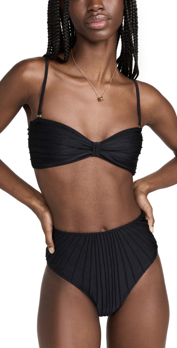 Shani Shemer Anna Bikini Top Black