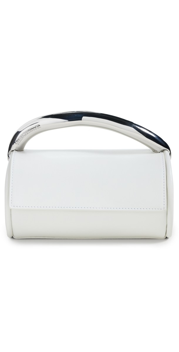 SIMONMILLER Leather Can Can Bag Macadamia/Silver