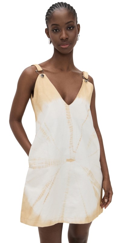 Busayo Bisayo Dress Yellow and White