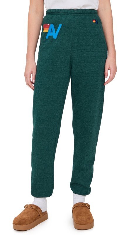 Aviator Nation Logo Sweatpants Forest