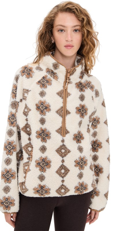 The Upside Harlow Fleece Pullover Abstract