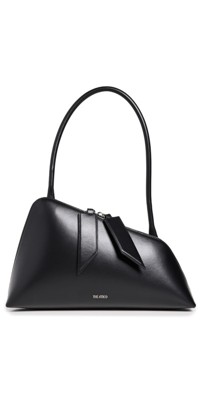 The Attico Sunrise Shoulder Bag Black