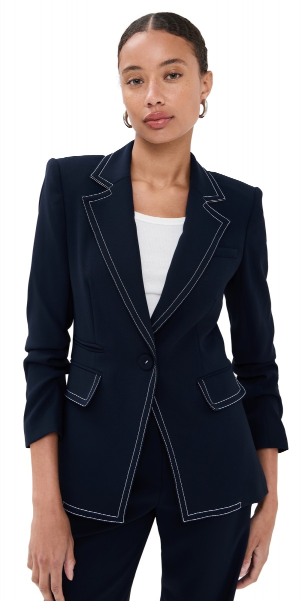 Veronica Beard Battista Dickey Jacket Navy