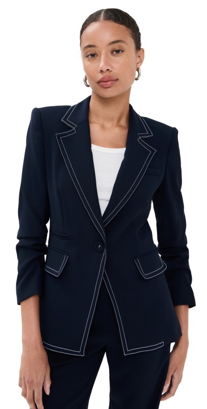 Veronica Beard Battista Dickey Jacket Navy