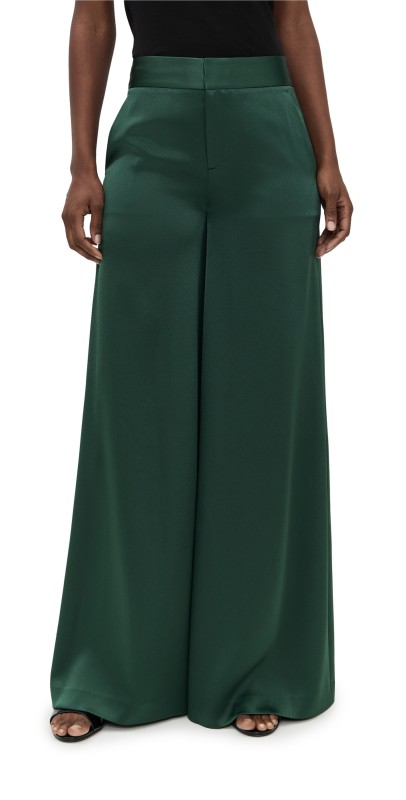 alice + olivia Nessi Baggy Trousers Green Mystique