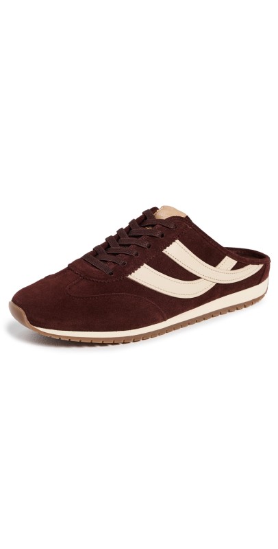 Vince Oasis Runner Mules chili brown