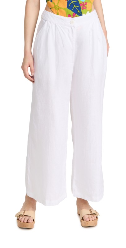FAITHFULL THE BRAND Circa Pants White