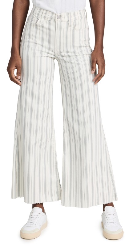 FRAME Le Palazzo Crop Pants Sage Multi