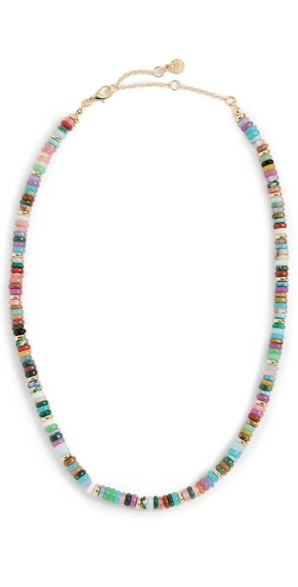 BaubleBar Marcy Semi Precious Necklace Mult