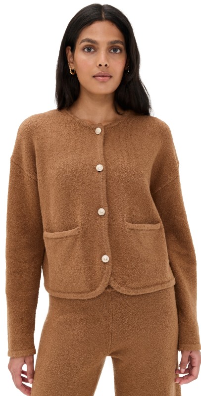 Splendid Splendid x Cella Jane Button Up Cardigan Caramel