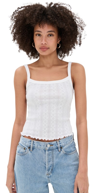 DAZE Blossom Tank White Hot