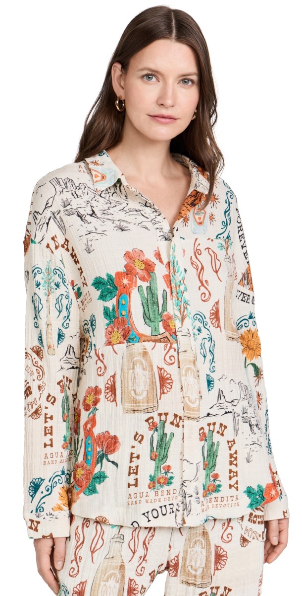 Agua Bendita Keshi Nopal Top Multicolor