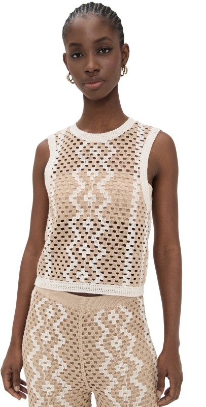 Z Supply Oasis Crochet Top Natural