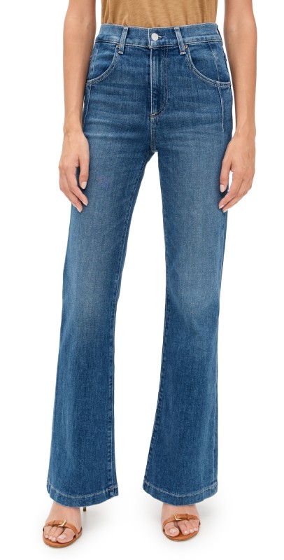 LE JEAN Farrah Flare High Rise Jeans Bohemian Blue