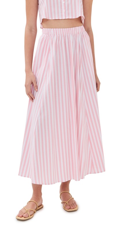 LE BOP Martha Skirt Pink Stripe