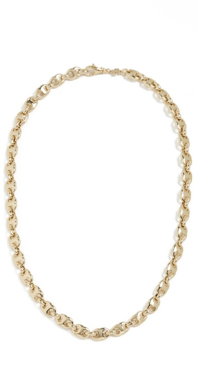 Tory Burch Delicate Gemini Necklace Light Brass