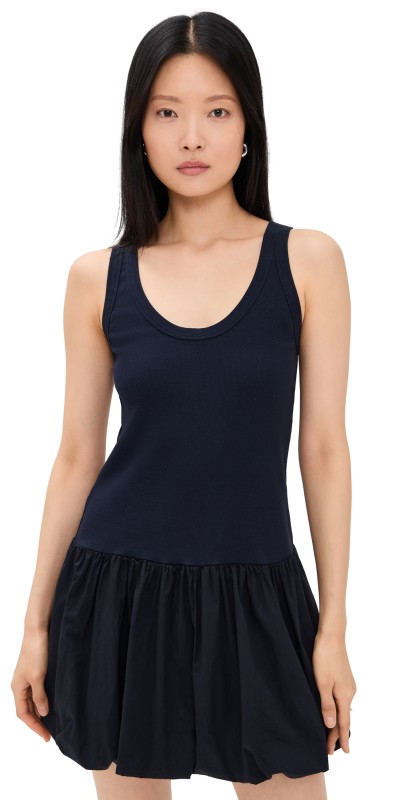 Velvet Isla Dress Navy