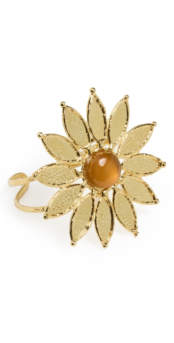Sylvia Toledano Sunflower Cuff Yellow