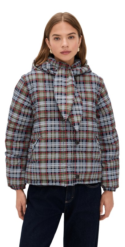 Damson Madder Pearl Puffer Jacket Multi