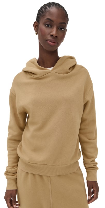 perfectwhitetee Fleece Pullover Hoodie Suede