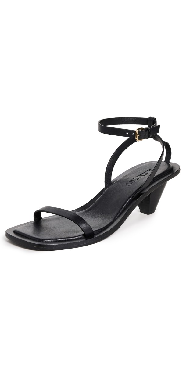 A. EMERY Irving Heeled Sandals Black