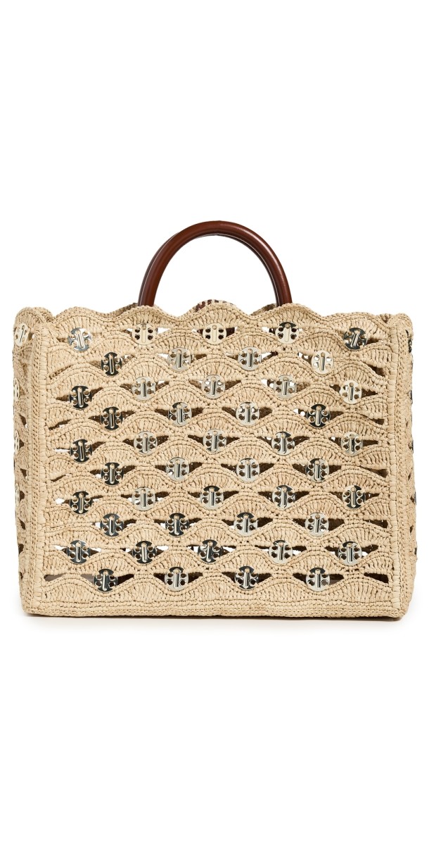 rabanne Sac A Main Bag Natural/Light Gold