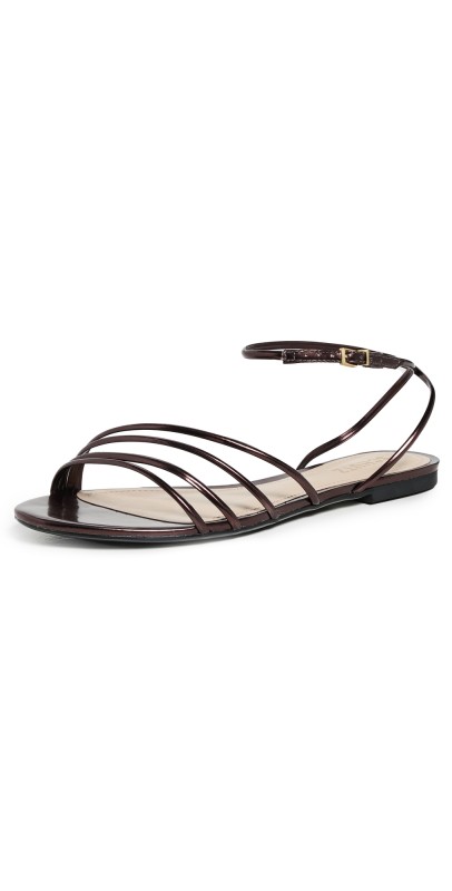 Schutz Inez Flats Dark Brown