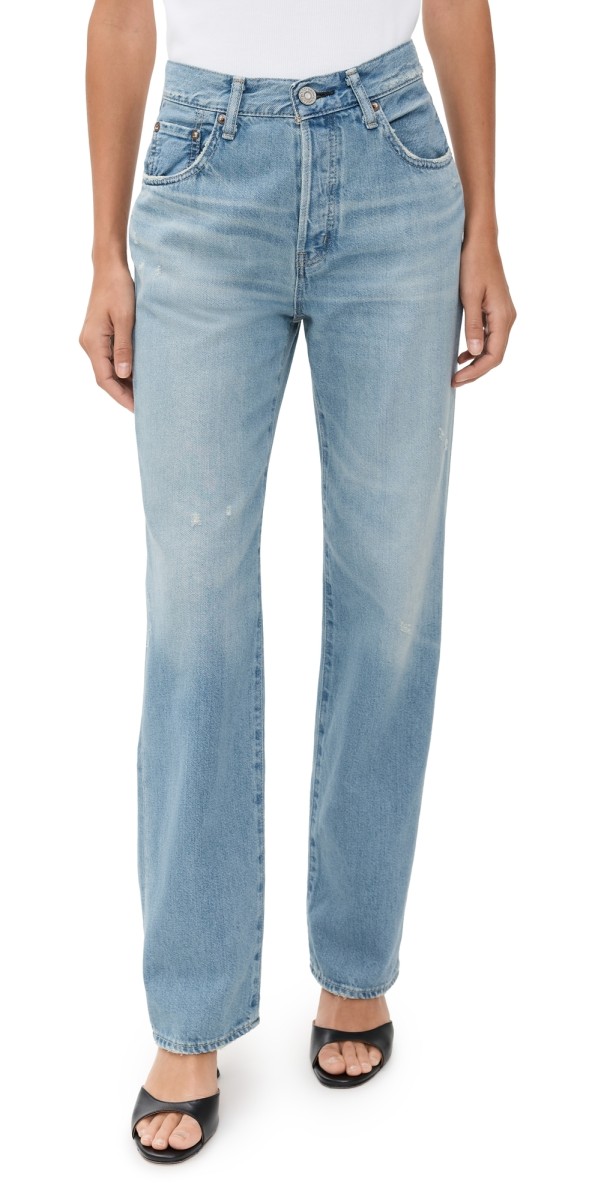 MOUSSY VINTAGE MV Goulds Straight Leg Jeans Blue