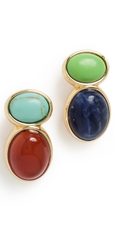 Roxanne Assoulin The Semi Precious Stone Earrings Mult