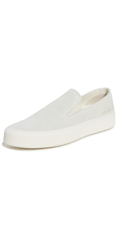 Common Projects Slip On In Suede Off White