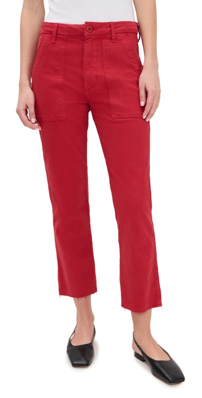 AMO Easy Army Trousers Cherry