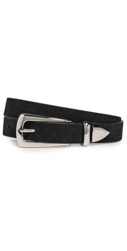 Favorite Daughter The Suede Statement Belt Chocolate/Gold