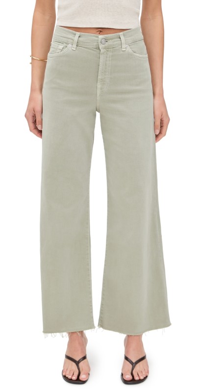 7 For All Mankind Lotta Cropped Jeans Left Hand Palm