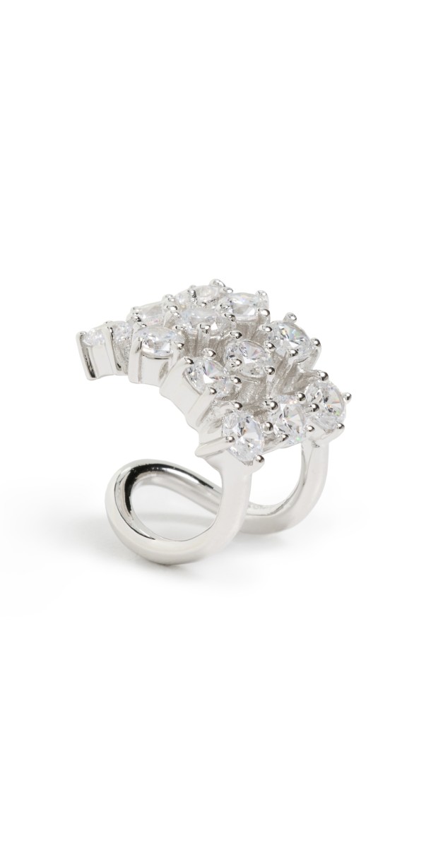 Completedworks Juggernaut Ear Cuff Rhodium Plated