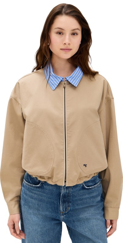 HOMMEGIRLS Parachute Jacket Khaki