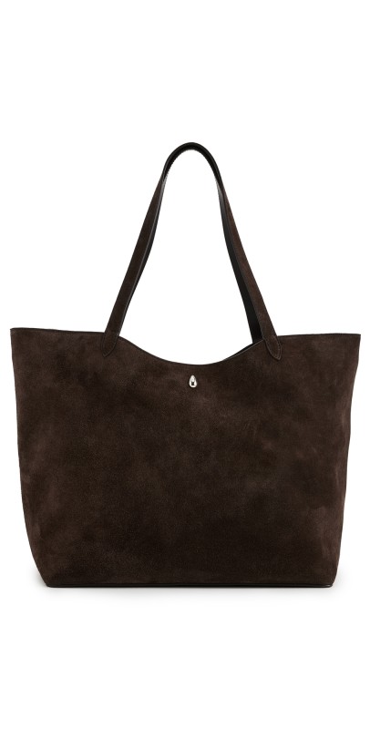 Jenni Kayne Suede Agnes Tote Chocolat