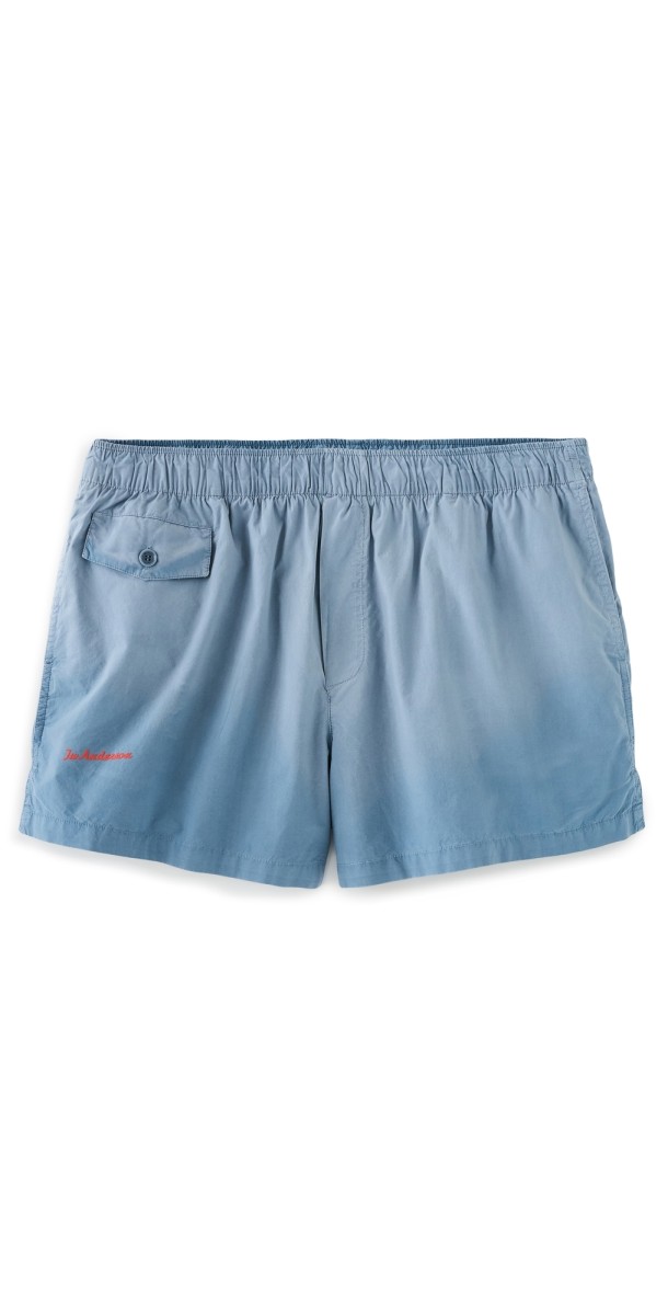 JW Anderson Logo Print Shorts Light Blue