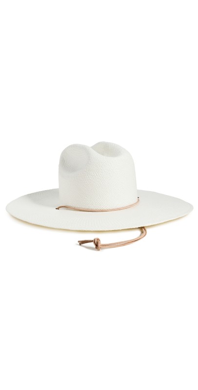 Brixton Marina Panama Straw Lifeguard Hat Panama White