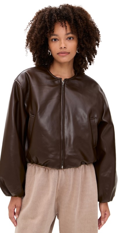 BLANKNYC Grand Slam Jacket Plum