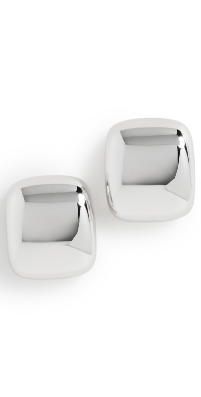 Martha Calvo Pebble Earrings Silver