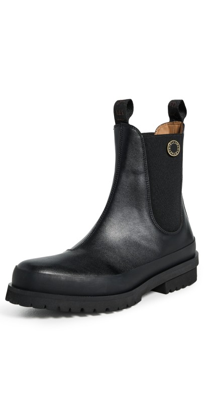 Stella McCartney Thick Alter Mat and Elastic Chelsea Boots Black