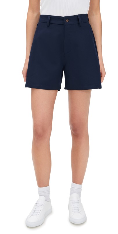 The Upside Mansi Wyatt Tailored Shorts Navy