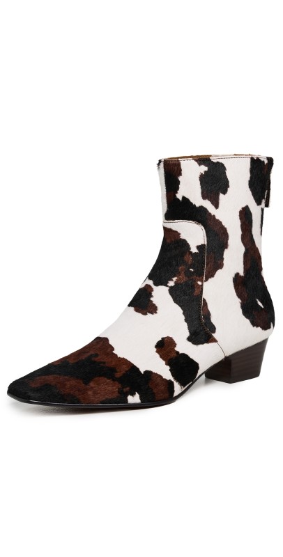 Madewell Laurel Booties Dark Carob Multi