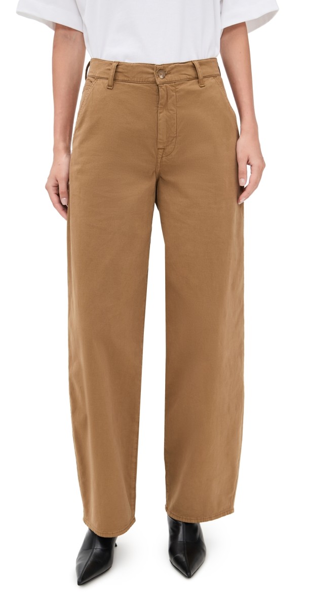 7 For All Mankind Bonnie Trousers Sand Storm